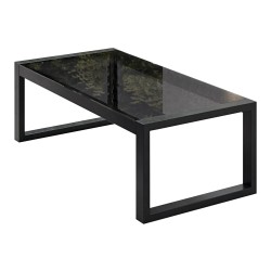 Zestaw mebli ogrodowych STELLA – sofa, fotel, stolik metalowy