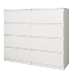 Komoda 100 cm z 8 szufladami LEMON
