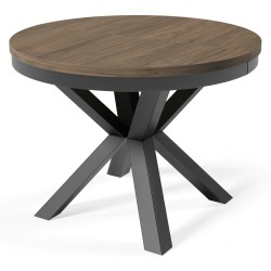 Okrągły stół rozkładany NORDIC– nowoczesny do jadalni