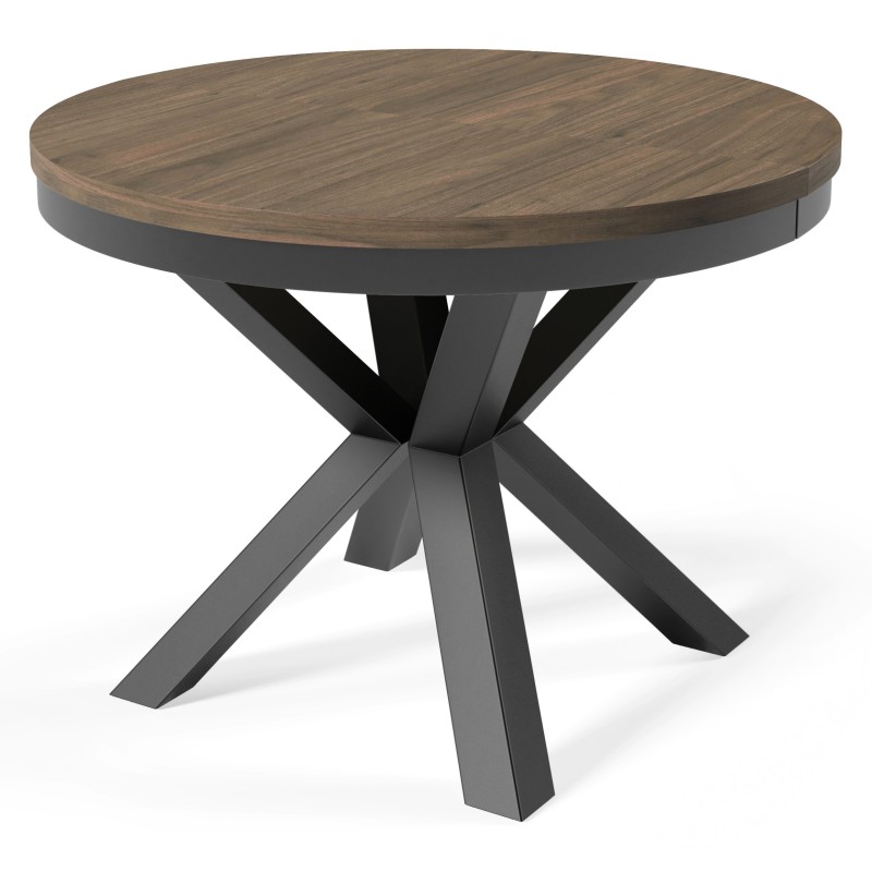 Okrągły stół rozkładany NORDIC– nowoczesny do jadalni