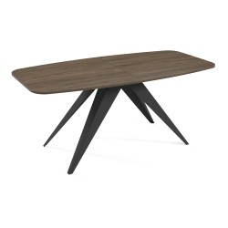 Stół owalny rozkładany FERINI –  stół do jadalni 160/180 cm