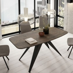 Stół owalny rozkładany FERINI –  stół do jadalni 160/180 cm