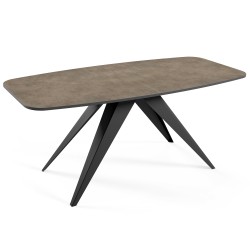 Stół owalny rozkładany FERINI –  stół do jadalni 160/180 cm