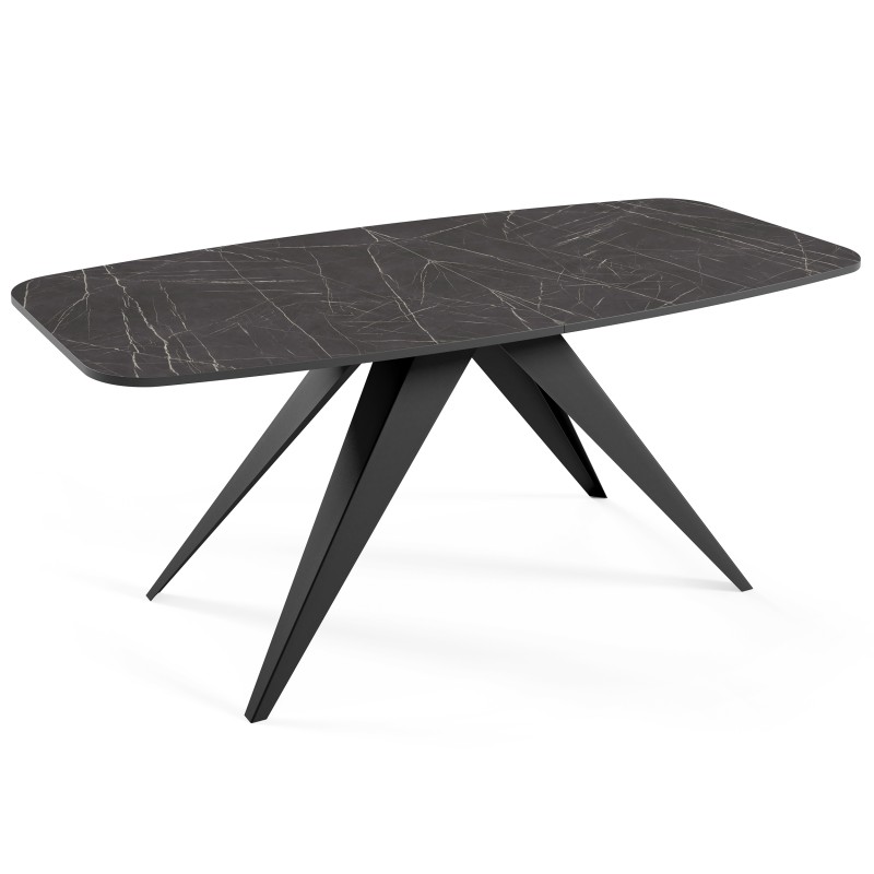 Stół owalny rozkładany FERINI –  stół do jadalni 160/180 cm