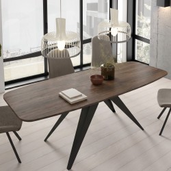 Stół owalny rozkładany FERINI –  stół do jadalni 160/180 cm