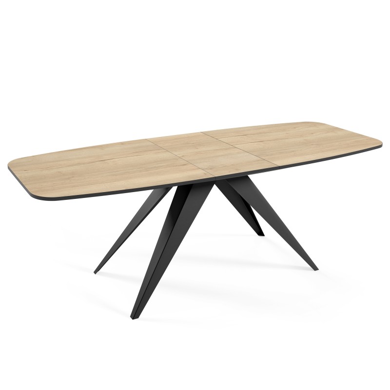 Stół owalny rozkładany FERINI –  stół do jadalni 160/180 cm