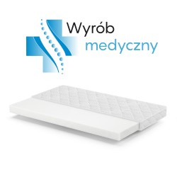Materac piankowy MEDIRO ERGO+ H2 – z pokrowcem Silver Life