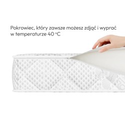 Materac piankowy MEDIRO ERGO+ H2 – z pokrowcem Silver Life
