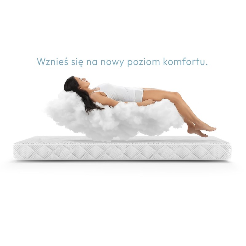 Materac piankowy MEDIRO ERGO+ H2 – z pokrowcem Silver Life