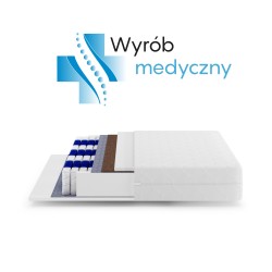 Materac kieszeniowy MEDIRO CORE H2/H3 – dwustronny kokosowy,