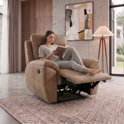 Zestaw wypoczynkowy DOLCE z funkcją relax – sofa 3-osobowa i fotel