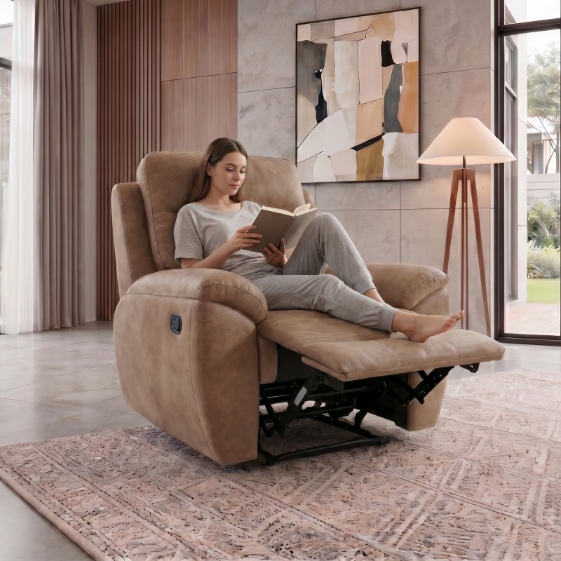Zestaw wypoczynkowy DOLCE z funkcją relax – sofa 3-osobowa i fotel