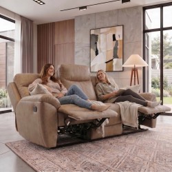 Zestaw wypoczynkowy DOLCE z funkcją relax – sofa 3-osobowa i fotel
