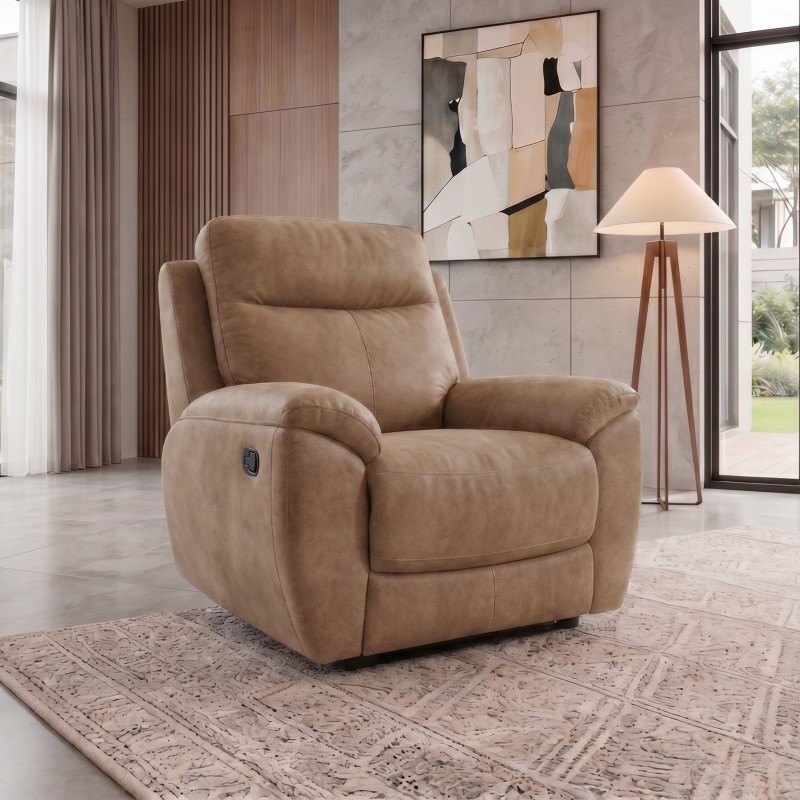 Zestaw wypoczynkowy DOLCE z funkcją relax – sofa 3-osobowa i fotel