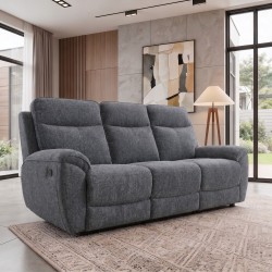 Zestaw wypoczynkowy DOLCE z funkcją relax – sofa 3-osobowa i fotel