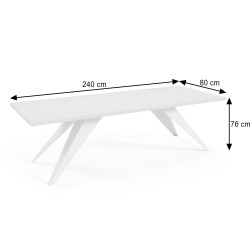 Stół rozkładany VIVO 140/160 cm – nowoczesny stół do jadalni