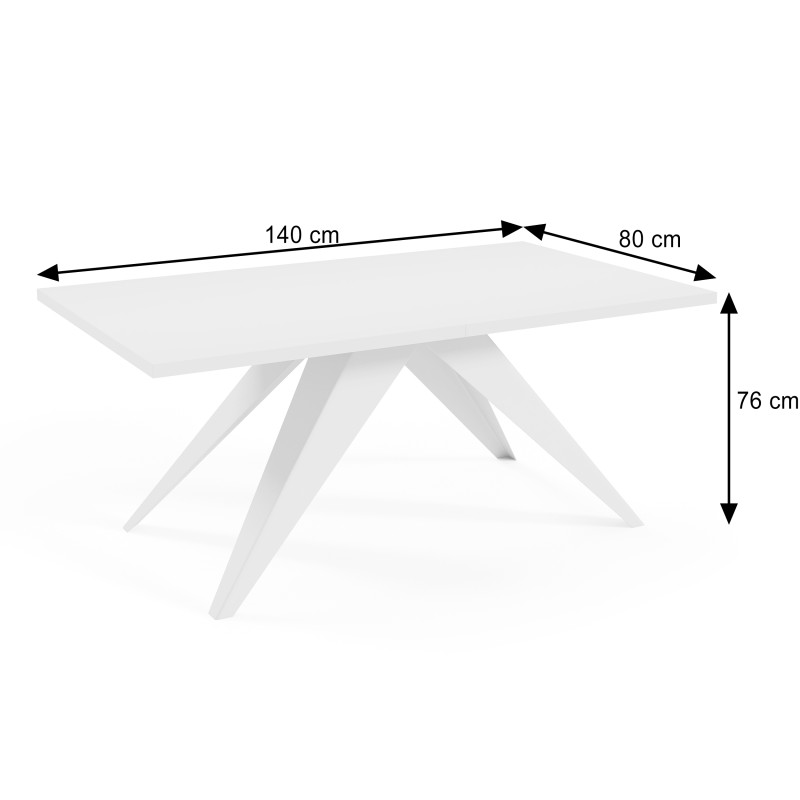 Stół rozkładany VIVO 140/160 cm – nowoczesny stół do jadalni