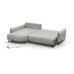 Narożnik z funkcją spania SALERNO 🛋️ BeautySofa24.pl