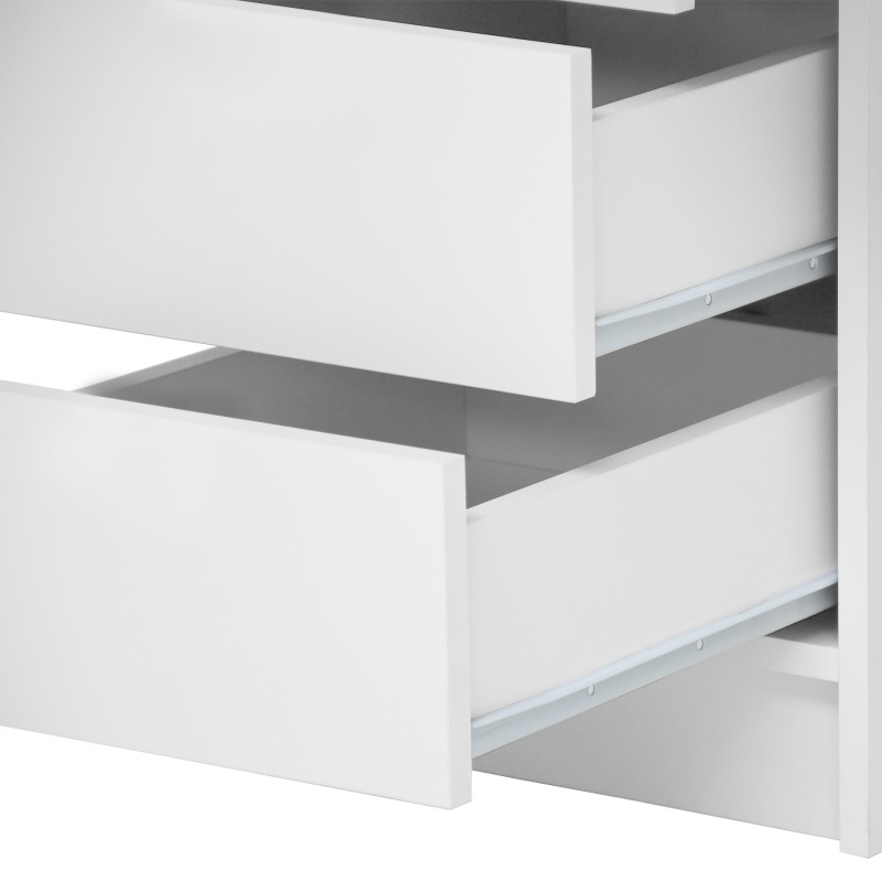 Toaletka MALTA z Lustrem 120 cm – 5 Szuflad