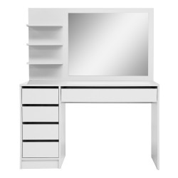 Toaletka MALTA z Lustrem 120 cm – 5 Szuflad