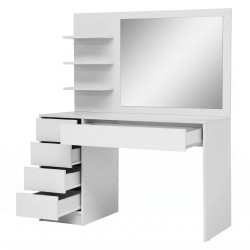 Toaletka MALTA z Lustrem 120 cm – 5 Szuflad
