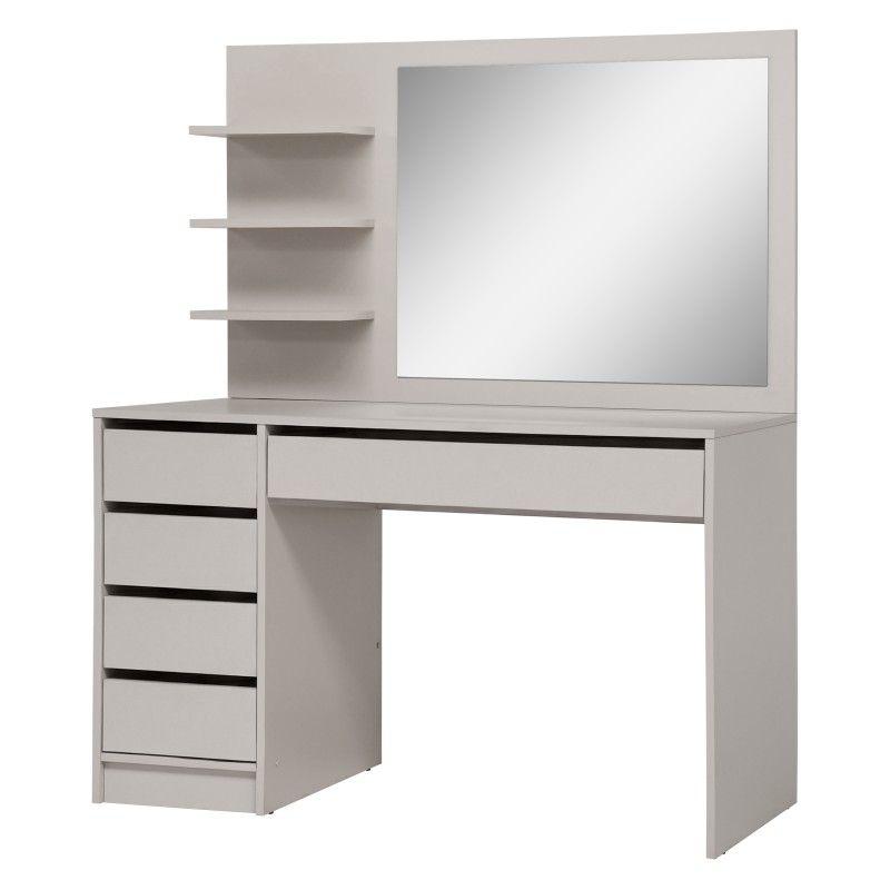 Toaletka MALTA z Lustrem 120 cm – 5 Szuflad
