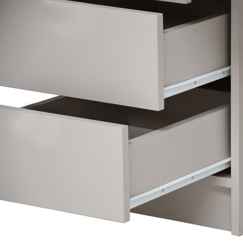 Toaletka MALTA z Lustrem 120 cm – 5 Szuflad