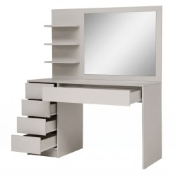 Toaletka MALTA z Lustrem 120 cm – 5 Szuflad