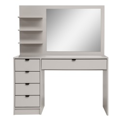 Toaletka MALTA z Uchwy­tami i Lustrem – 5 Szuflad 120 cm