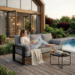 Sofa ogrodowa trzyosobowa VERDINO II | BeautySofa24.pl