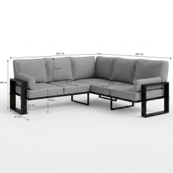 Narożnik Ogrodowy VERDINO | BeautySofa24.pl