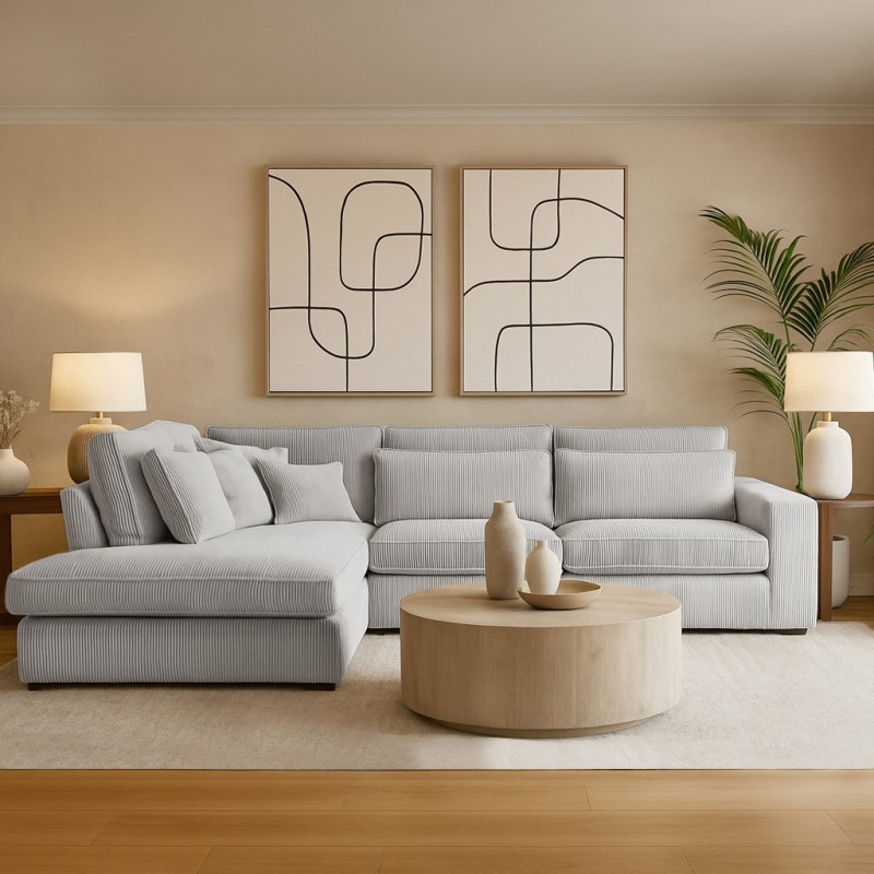 Narożnik do salonu PARMA L 🛋️ BeautySofa24.pl