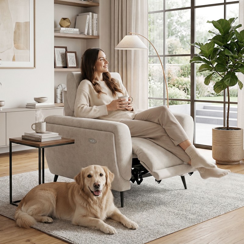 Fotel COMFORT z Funkcją Relax – Elektryczna Regulacja