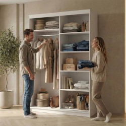 Szafa HELA z Lustrem 100/120/160/180 cm – Szafa Przesuwna