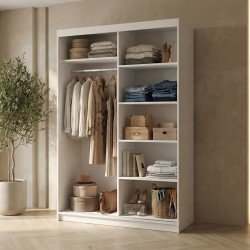 Szafa HELA z Lustrem 100/120/160/180 cm – Szafa Przesuwna