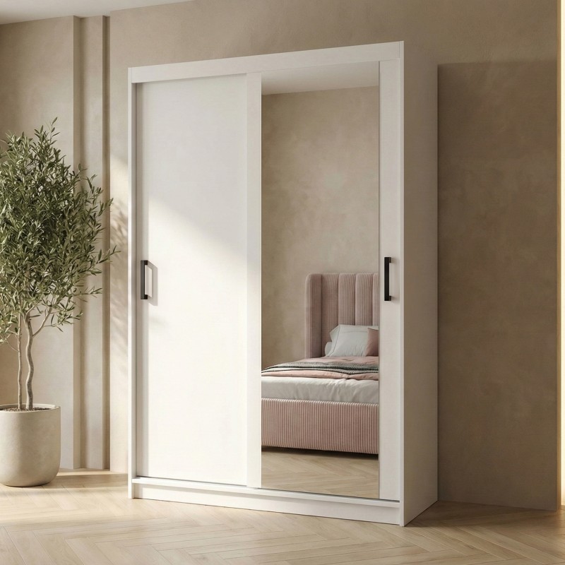Szafa HELA z Lustrem 100/120/160/180 cm – Szafa Przesuwna