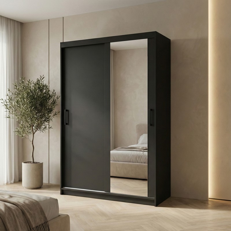 Szafa HELA z Lustrem 100/120/160/180 cm – Szafa Przesuwna