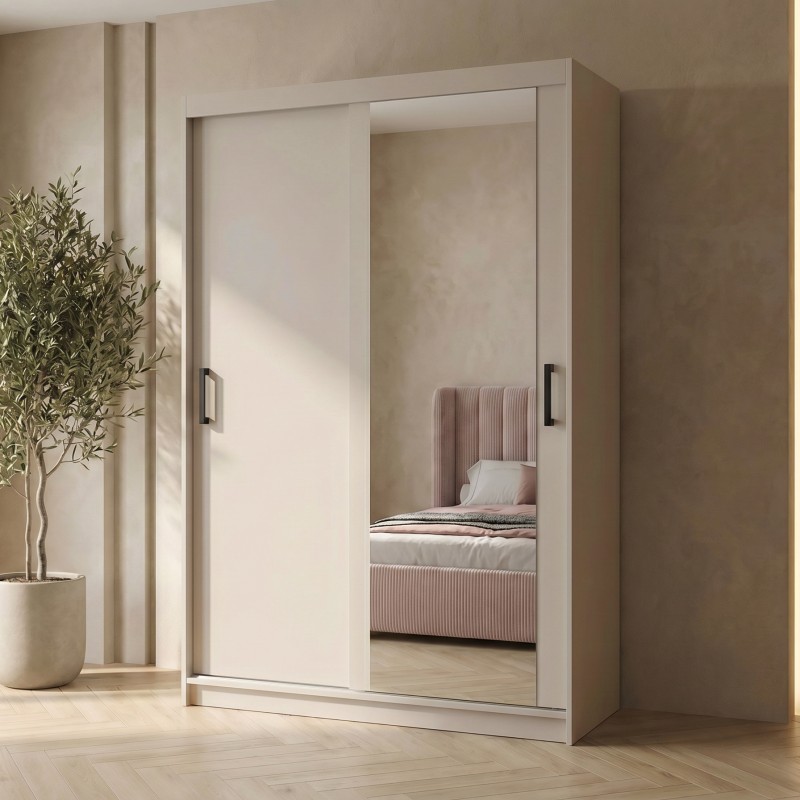 Szafa HELA z Lustrem 100/120/160/180 cm – Szafa Przesuwna