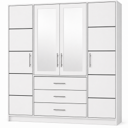 Szafa z szufladami i lustrem BALID D4 | BeautySofa24.pl