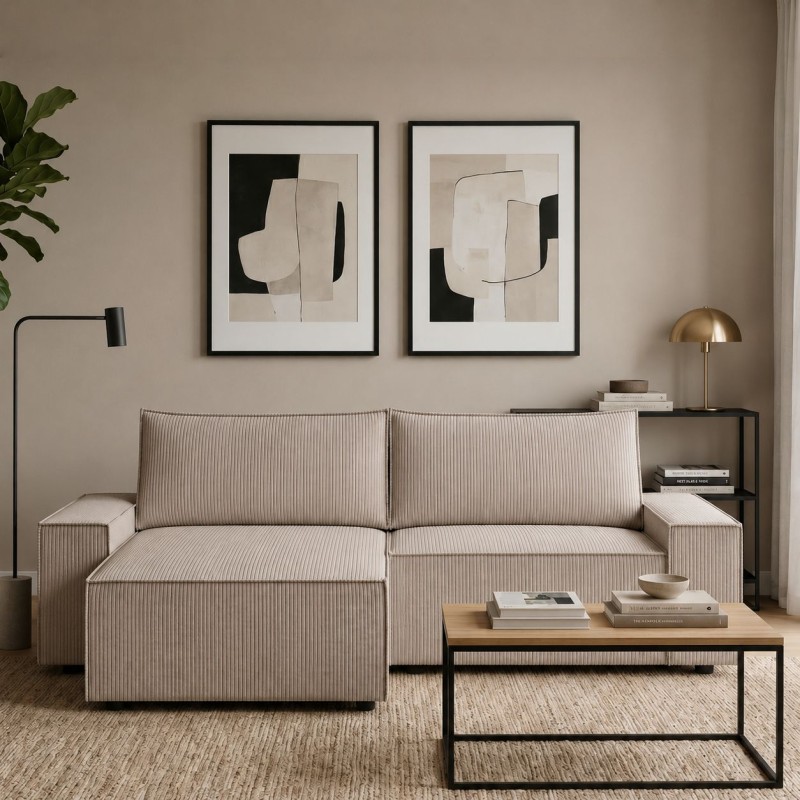 Narożnik z funkcją spania SAN REMO ❤︎ BeautySofa24.pl