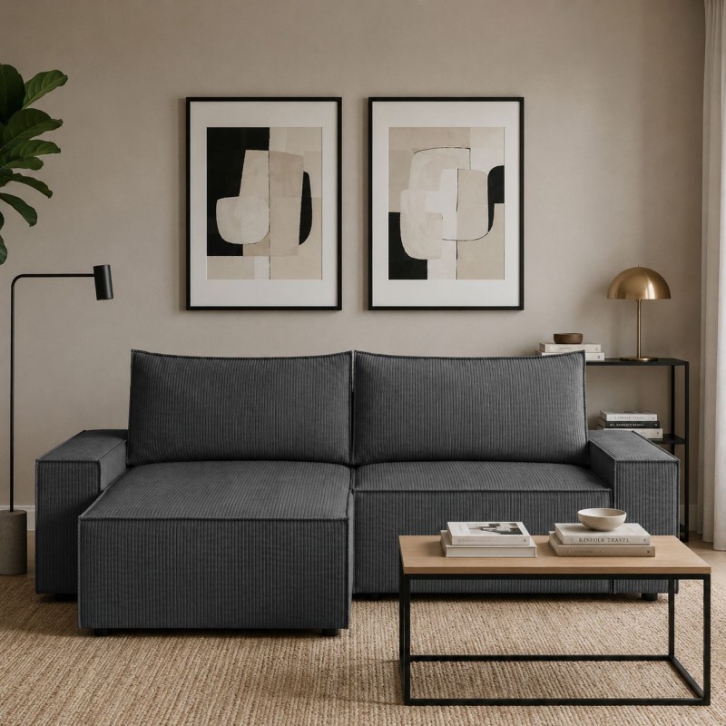 Narożnik z funkcją spania SAN REMO ❤︎ BeautySofa24.pl