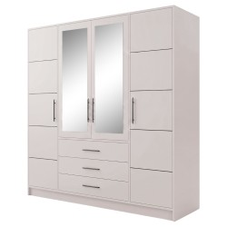 Szafa z szufladami i lustrem BALID D4 | BeautySofa24.pl