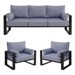 Zestaw Mebli Ogrodowych 3+1+1 Verdino II | BeautySofa24.pl