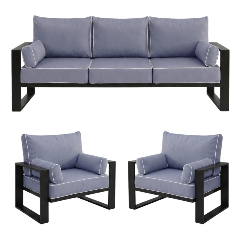 Zestaw Mebli Ogrodowych 3+1+1 Verdino II | BeautySofa24.pl