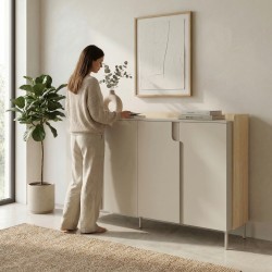 Komoda POSITIVO 180 cm – 4 Drzwi TIP-ON, Nowoczesna Komoda
