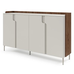 Komoda POSITIVO 180 cm – 4 Drzwi TIP-ON, Nowoczesna Komoda