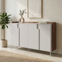 Komoda POSITIVO 180 cm – 4 Drzwi TIP-ON, Nowoczesna Komoda