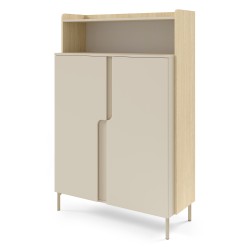 Komoda POSITIVO 100 cm – 2 Drzwi, Otwarty Regał, TIP-ON
