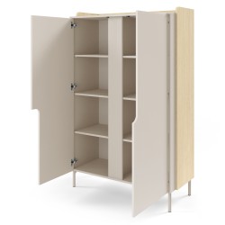 Komoda POSITIVO 100 cm – 2 drzwi, TIP-ON, nowoczesna komoda