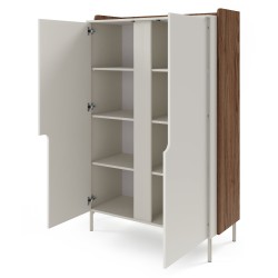Komoda POSITIVO 100 cm – 2 drzwi, TIP-ON, nowoczesna komoda